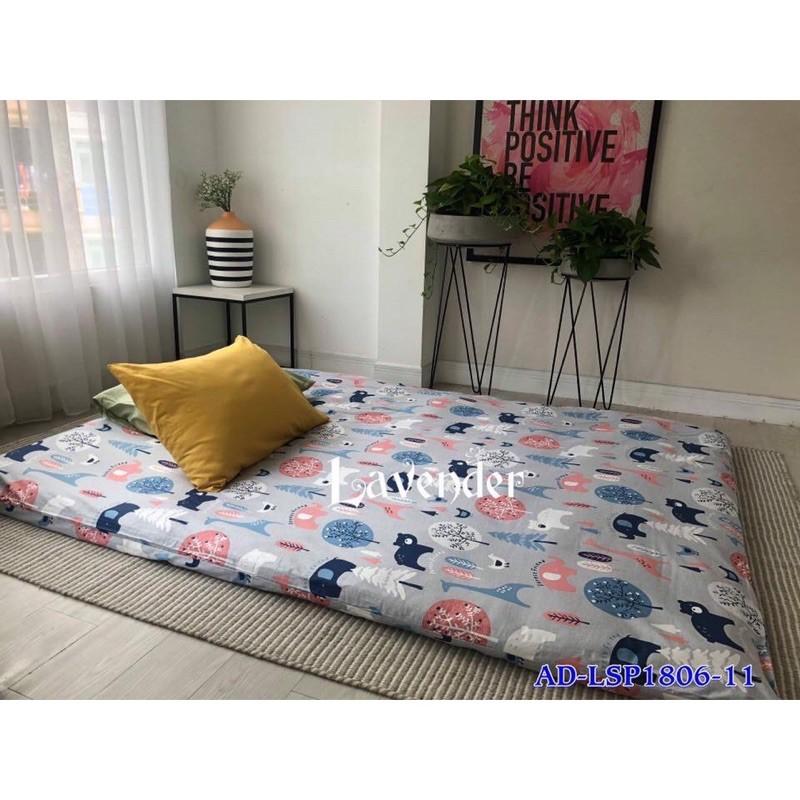 vải hoạt hình may drap cho bé-vải cotton mềm mịn hình gấu