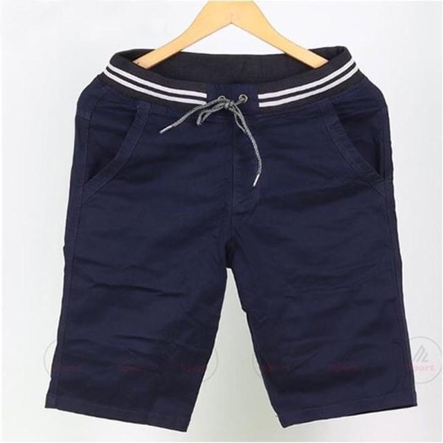 Quần Short Nam Lưng Thun Chất Kaki
