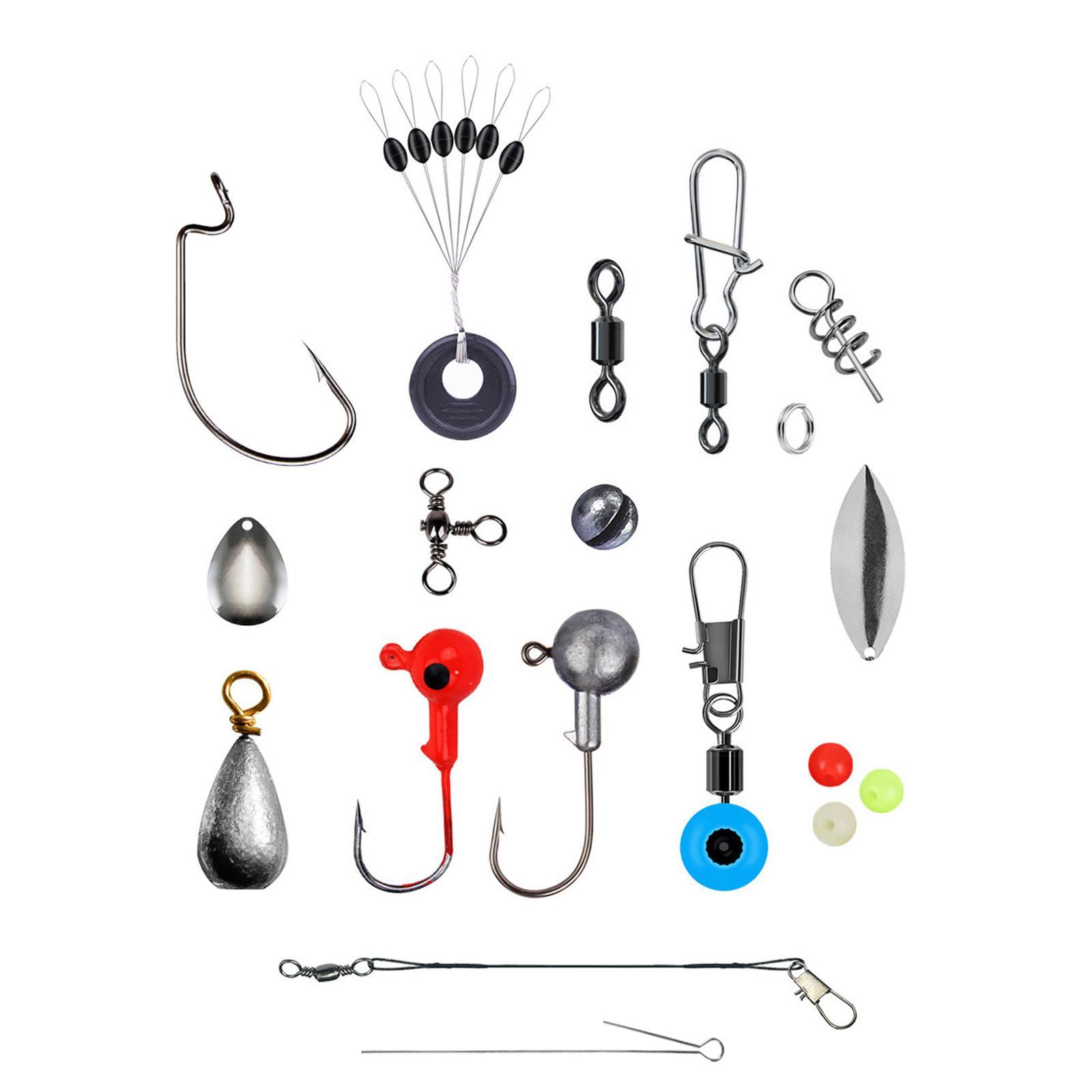 Fishing Tackle Accessories Kit 246x Fishing Gear Tackle Box with Tackle Kit