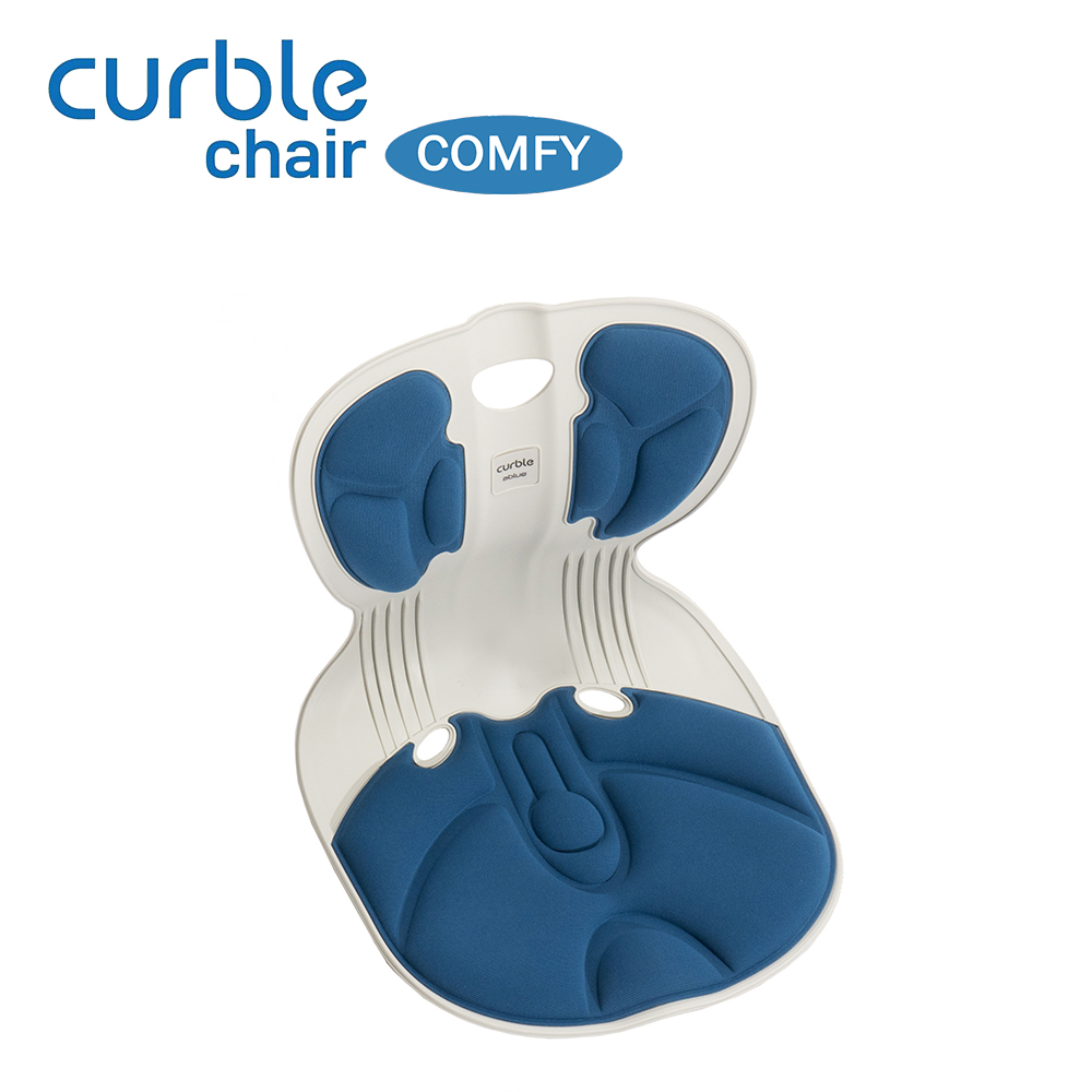 [CHÍNH HÃNG ABLUE] Ghế Curble Comfy chỉnh dáng ngồi đúng, chống gù. Hàn Quốc (Made in Korea). Màu Đen/ Xám trắng / Đỏ / Xanh dương