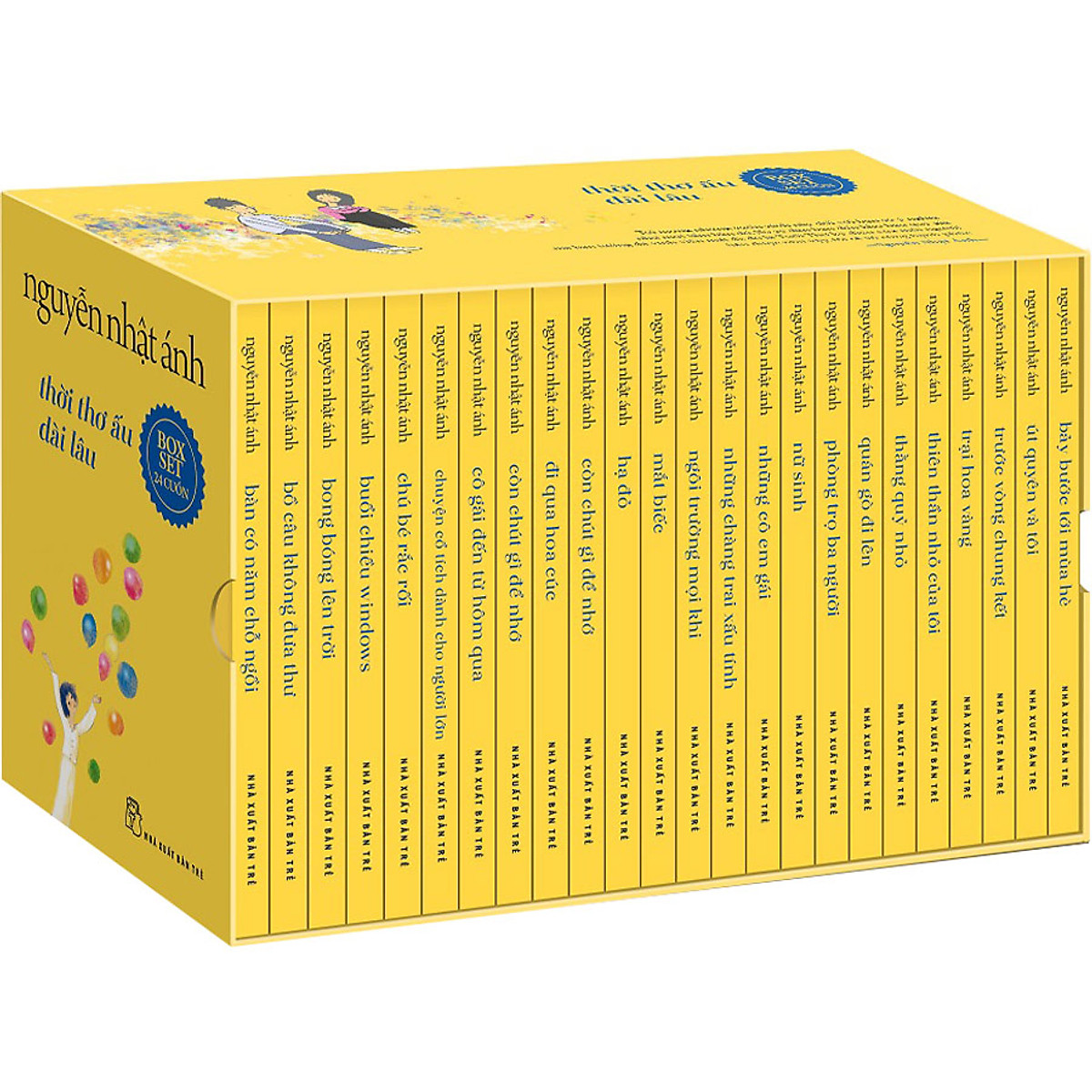 BOXSET NGUYỄN NHẬT ÁNH 24 CUỐN - THỜI THƠ ẤU DÀI LÂU - VÀNG ẤM ÁP