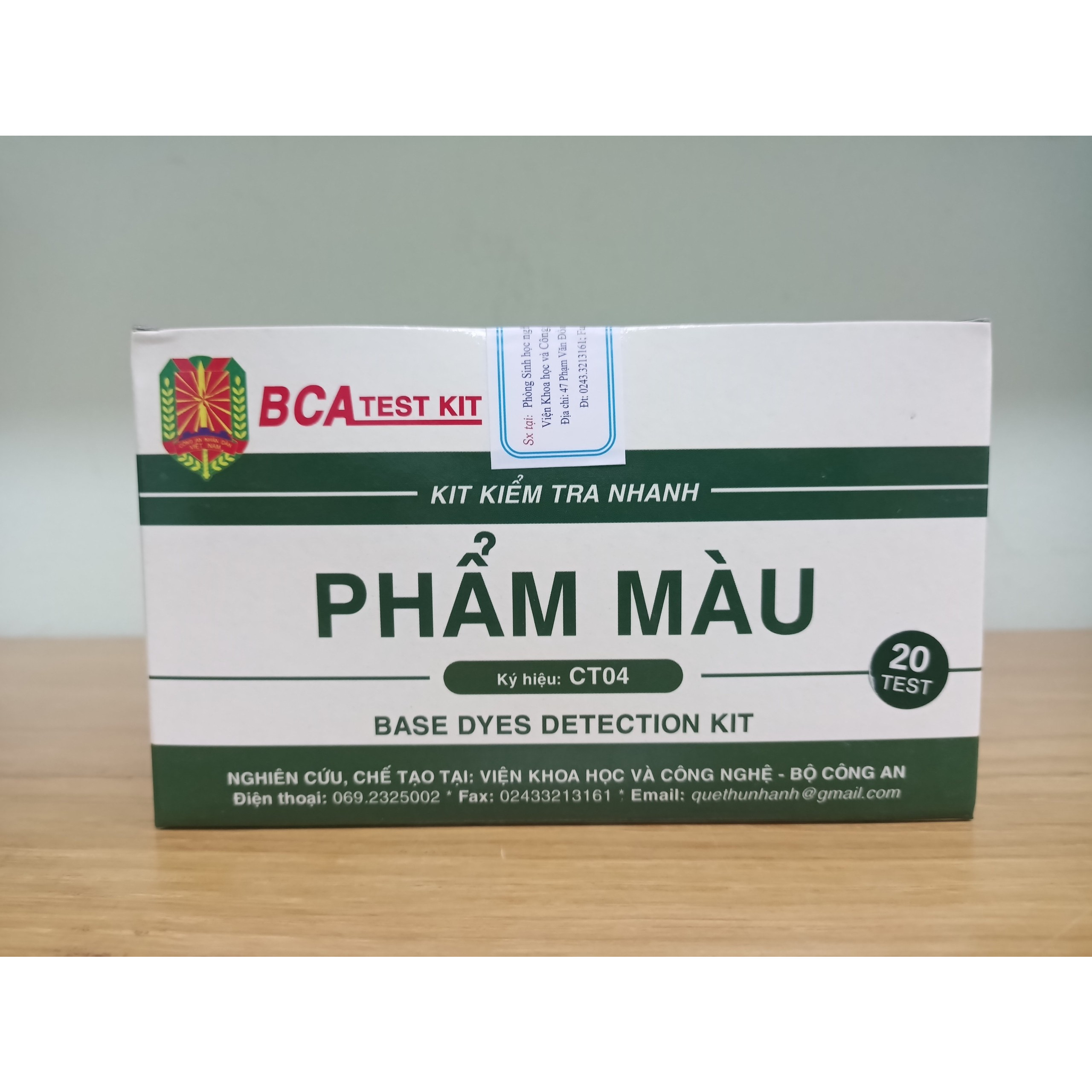 Kit Kiểm Tra Nhanh Phẩm Màu Trong Thực Phẩm