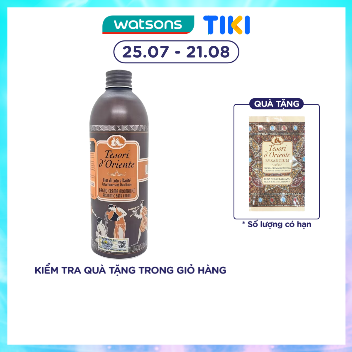 Sữa Tắm Tesori D'Oriente Nước Hoa Hoa Sen 500ml