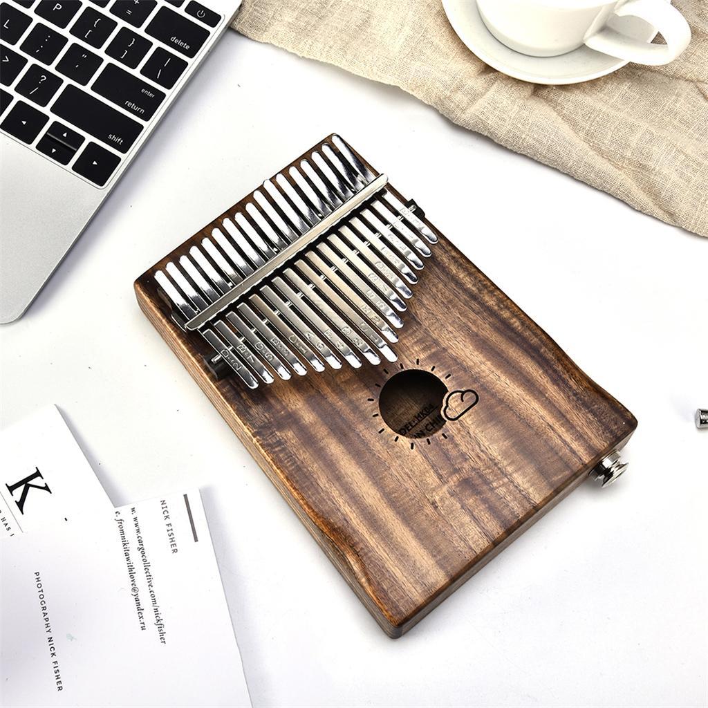 Kalimba Thumb Piano w/ Bag African Musical Instrument Percussion 17 Key Toy