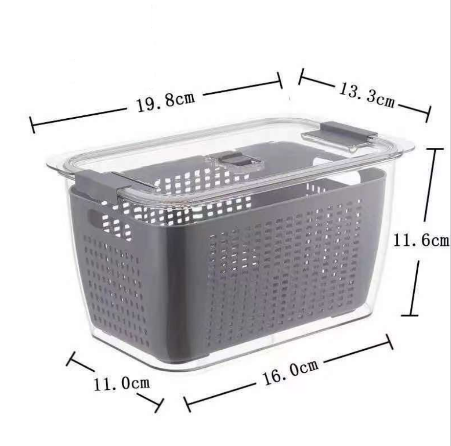 Giỏ đựng thực phẩm tủ lạnh kiểu Nhật loại 1.7L
