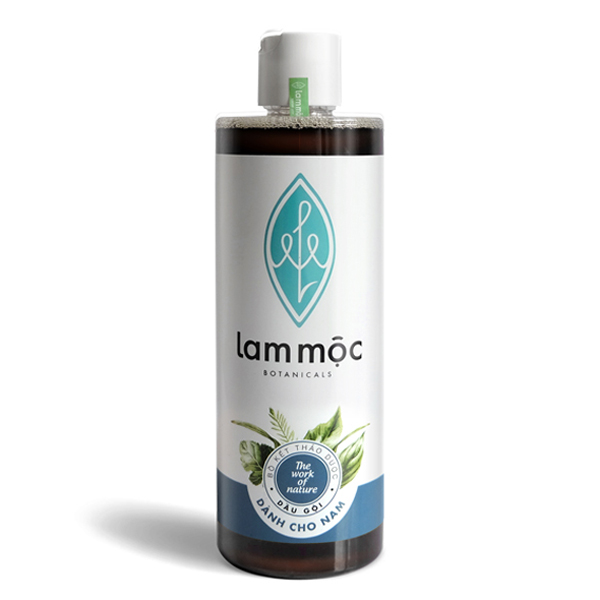 Dầu gội bồ kết Lam Mộc - tóc nam - 500ml