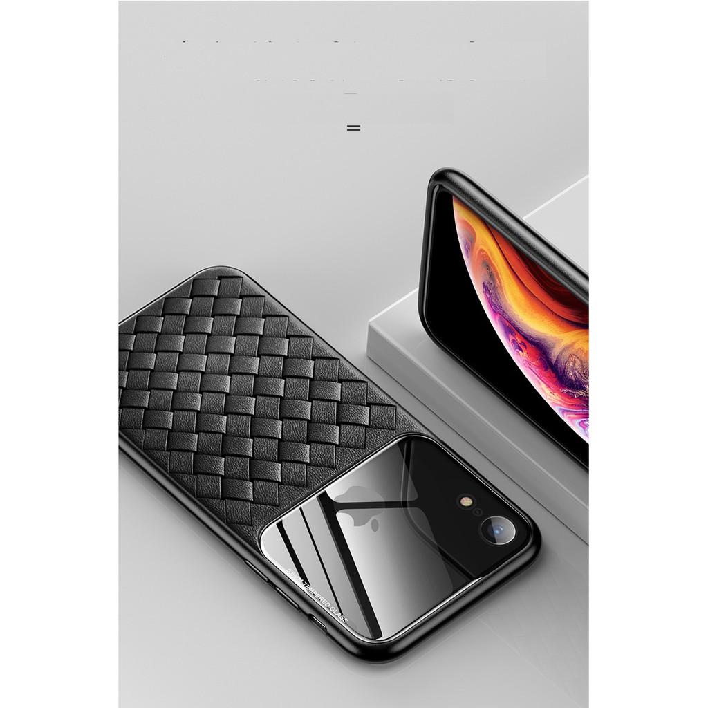 Ốp lưng dành cho IP Xs Max 6.5 nửa trên kính BV Weaving hàng chính hãng Baseus