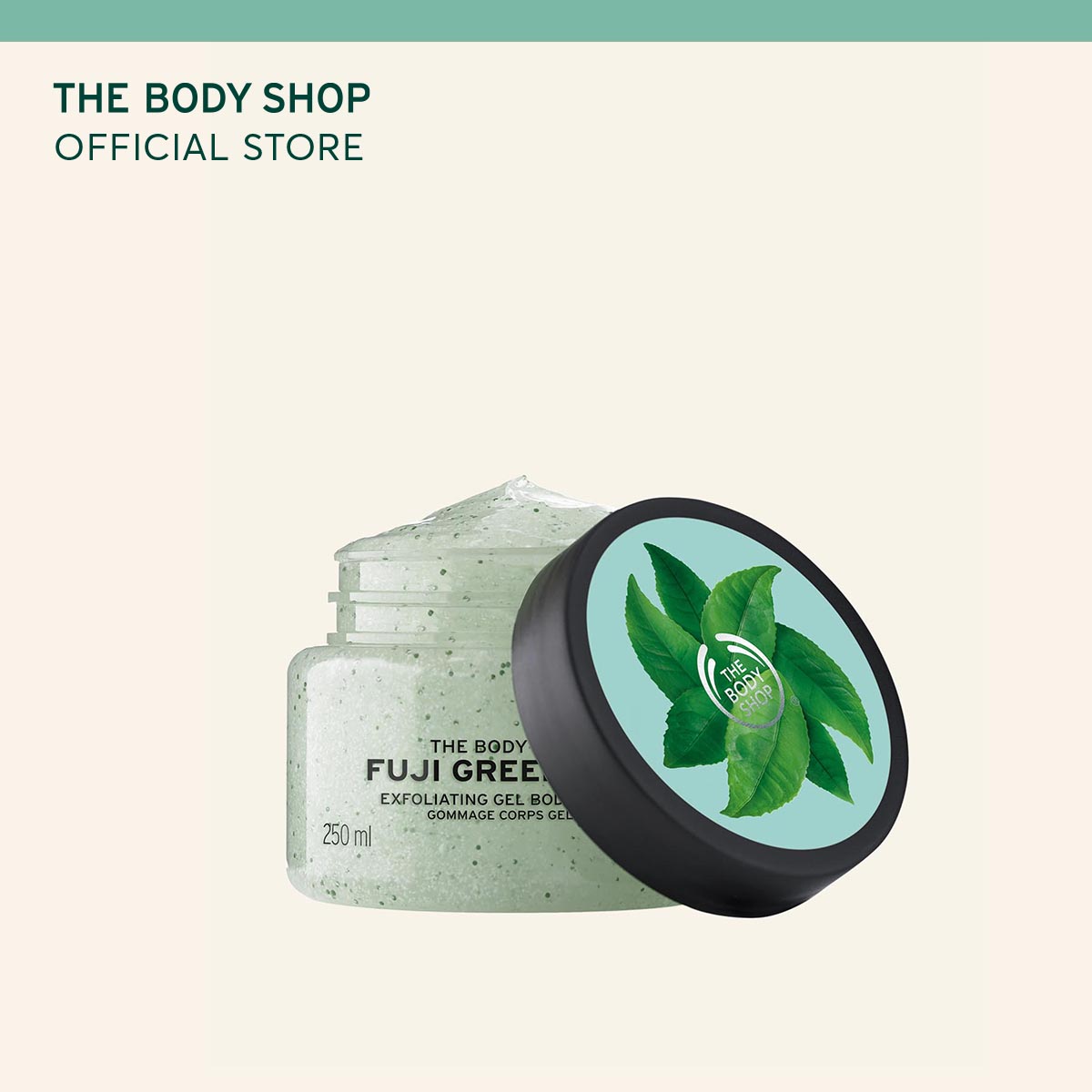 Tẩy tế bào chết toàn thân The Body Shop Fuji Green Tea Body Scrub (250ml)