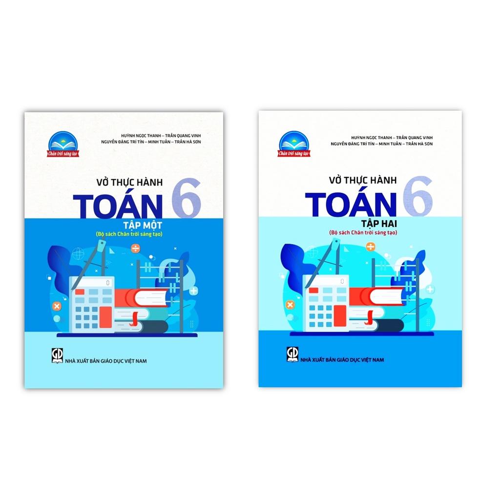 Sách Combo Vở Thực Hành Toán 6 - Tập 1 2 Chân Trời