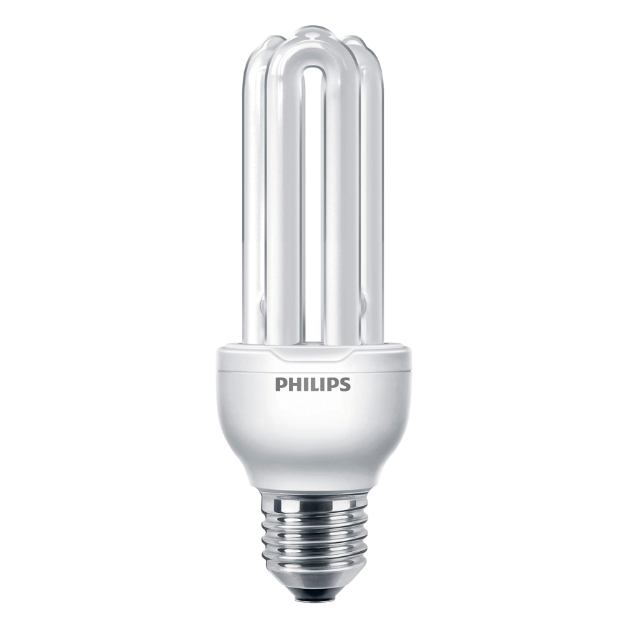 Combo Bóng đèn Compact 3U tiết kiệm điện Philips Essential 18W 6500K E27 - Ánh sáng trắng