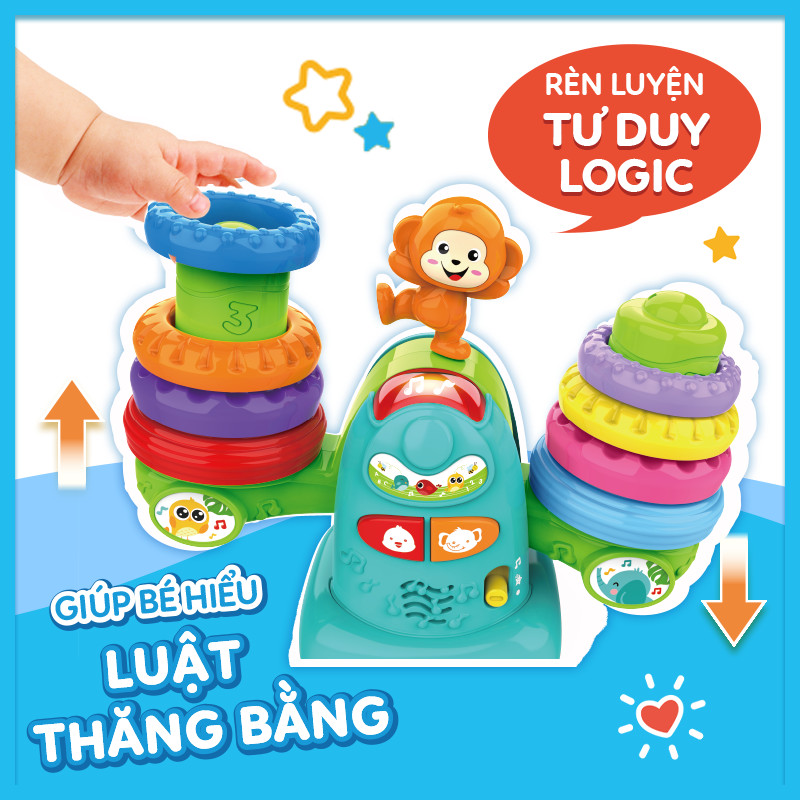 Đồ Chơi PEEK A BOO Bộ Thăng Bằng Rừng Xanh 9929