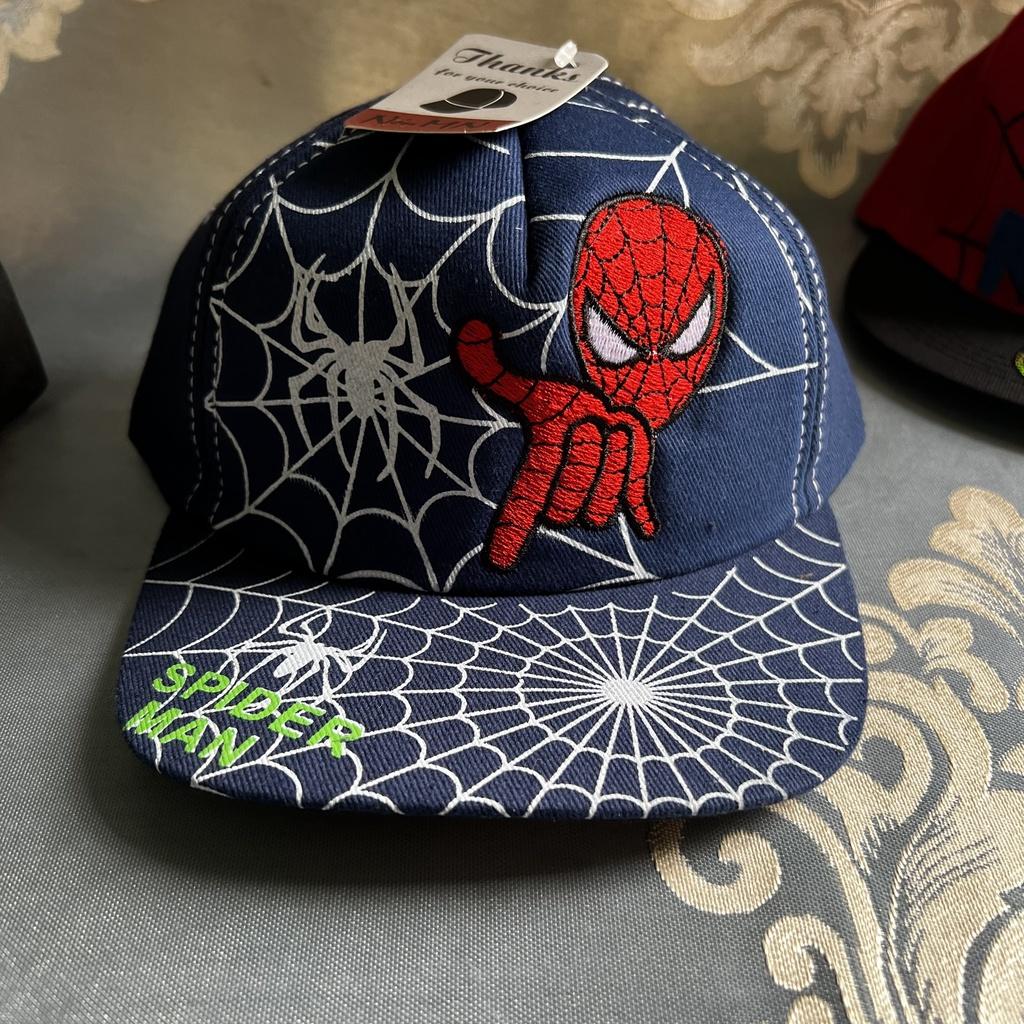 Mũ trẻ em spider man, Nón lưỡi trai họa tiết người nhện độc đáo dành cho bé trai - SUMO KIDS