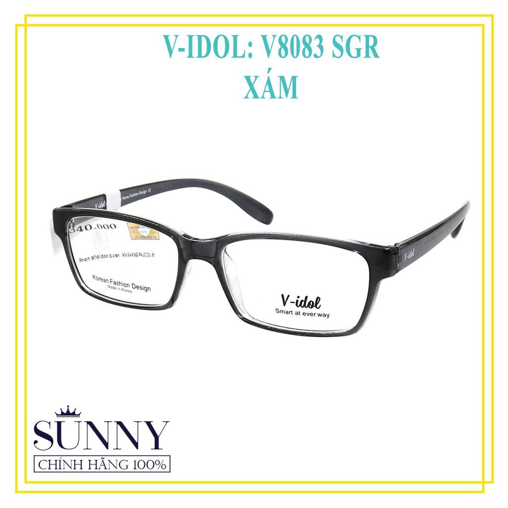 Gọng kính nam nữ Vidol chính hãng có kèm tem chống hàng giả của bộ công an - V8083
