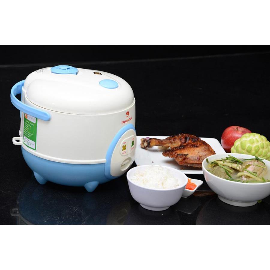 Nồi Cơm Điện HappyCook HC-060 (0.6L) - Xanh - Hàng chính hãng