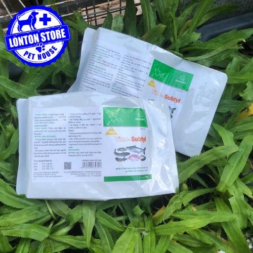 Vime Subtyl cá - Men vi sinh phân hủy bùn bã hữu cơ, thức ăn thừa ao cá, 1kg