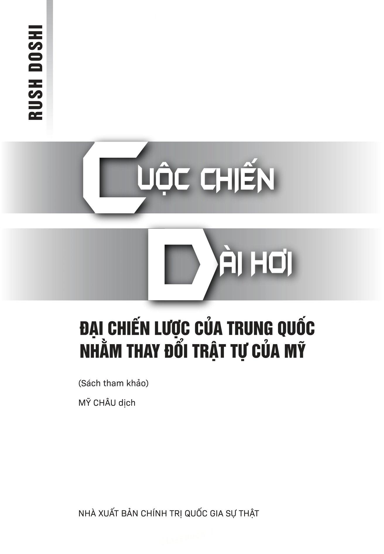 Cuộc Chiến Dài Hơi - Đại Chiến Lược Của Trung Quốc Nhằm Thay Đổi Trật Tự Của Mỹ