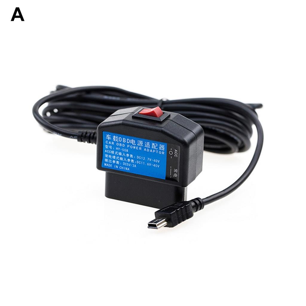 Cáp sạc chuyển đổi dữ liệu OBD DVR thông dụng cho xe hơi