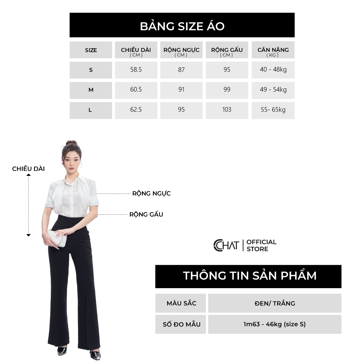 Áo Sơ Mi Nữ  Nhún Trước Ngực Chất Liệu Lụa Cao Cấp 53FNL2005OT