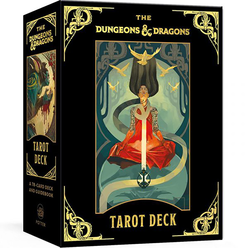 Bộ bài Dungeons Dragon Tarot tặng đá thanh tẩy