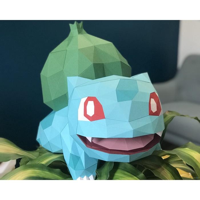 Mô hình giấy thủ công 3D Nhân vật Pokem (35x30x40cm)