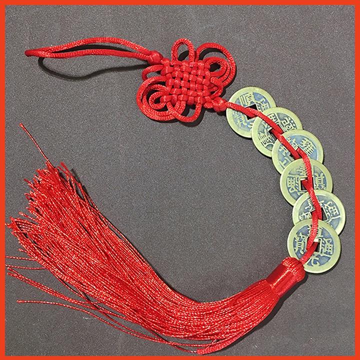 Dây đồng xu may mắn kết 6 xu