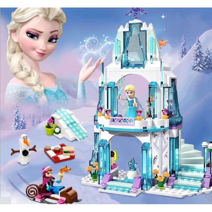 Đồ chơi lắp ráp - Mô hình lắp ghép  chủ đề Nữ hoàng băng giá Elsa
