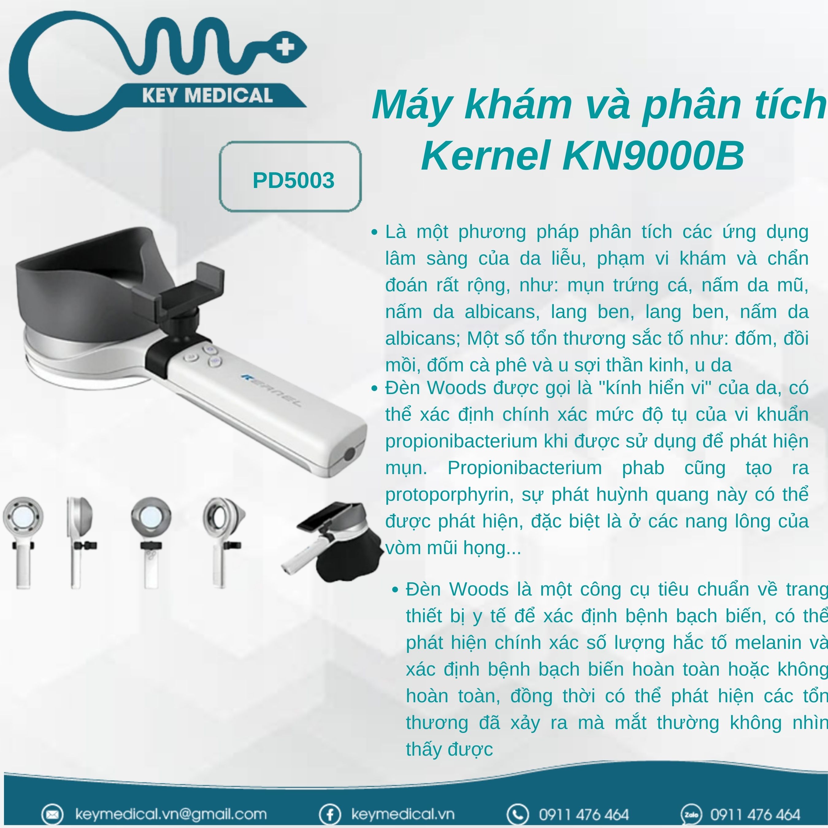 Máy khám và phân tích bệnh da liễu Kernel KN9000B