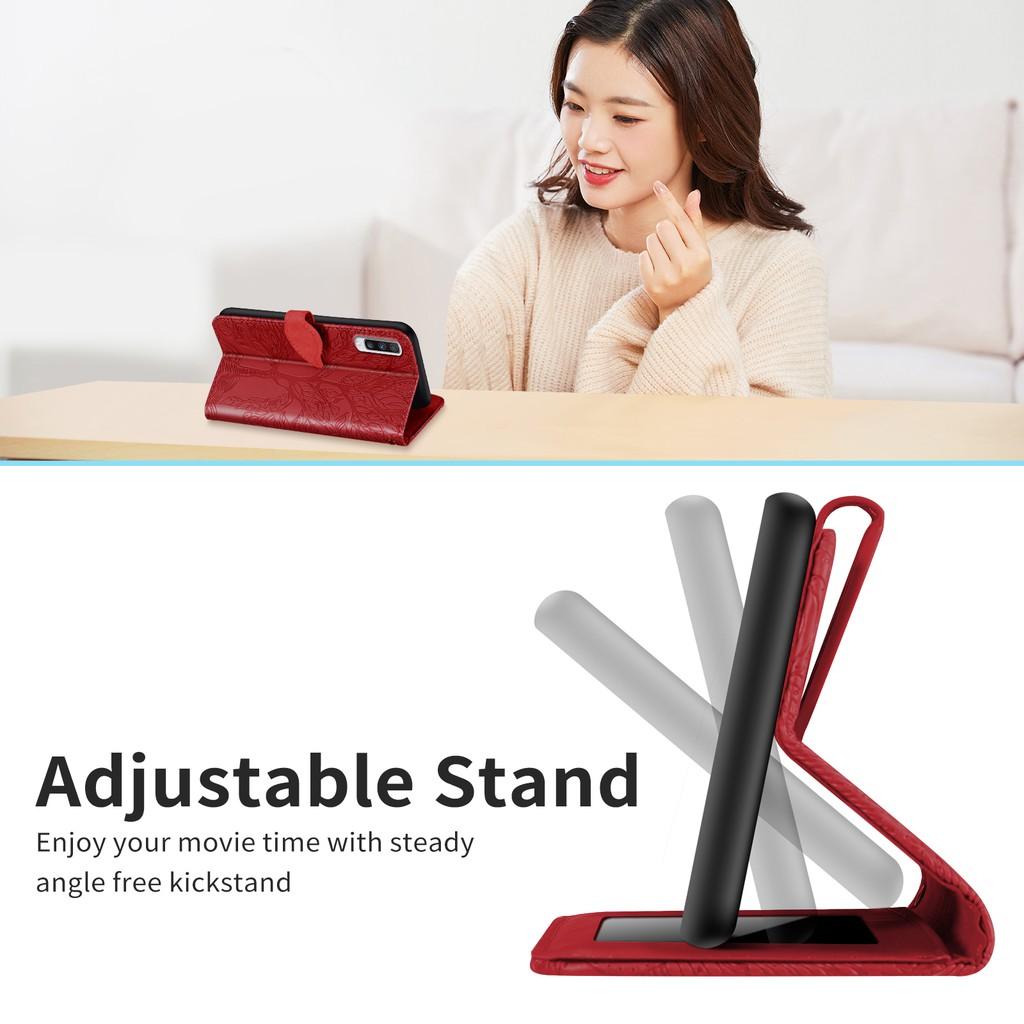 Bao Da Kiểu Ví Gập In Hình Cây 3d Cho Samsung Galaxy A70S A50S A30S A20S A10S A20E A70 A50 A40 A30 A20