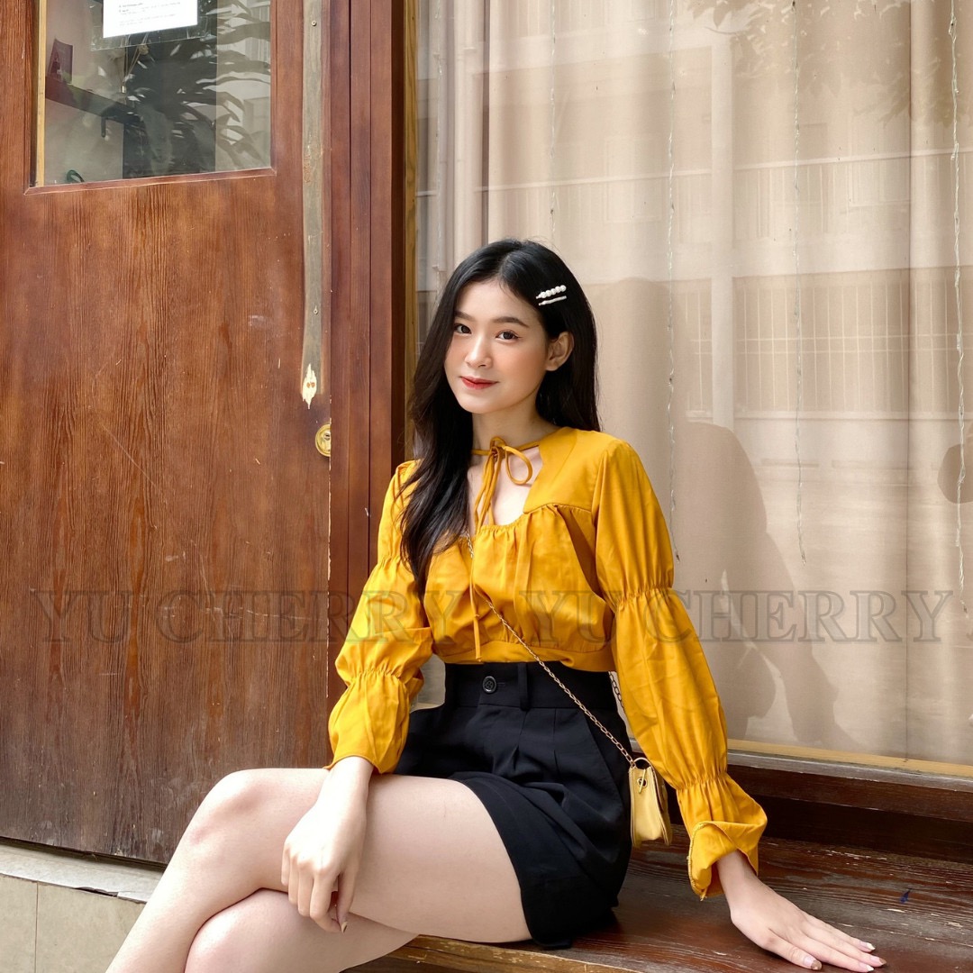 YU CHERRY | Áo nữ Long Sleeve Maya Top YA396