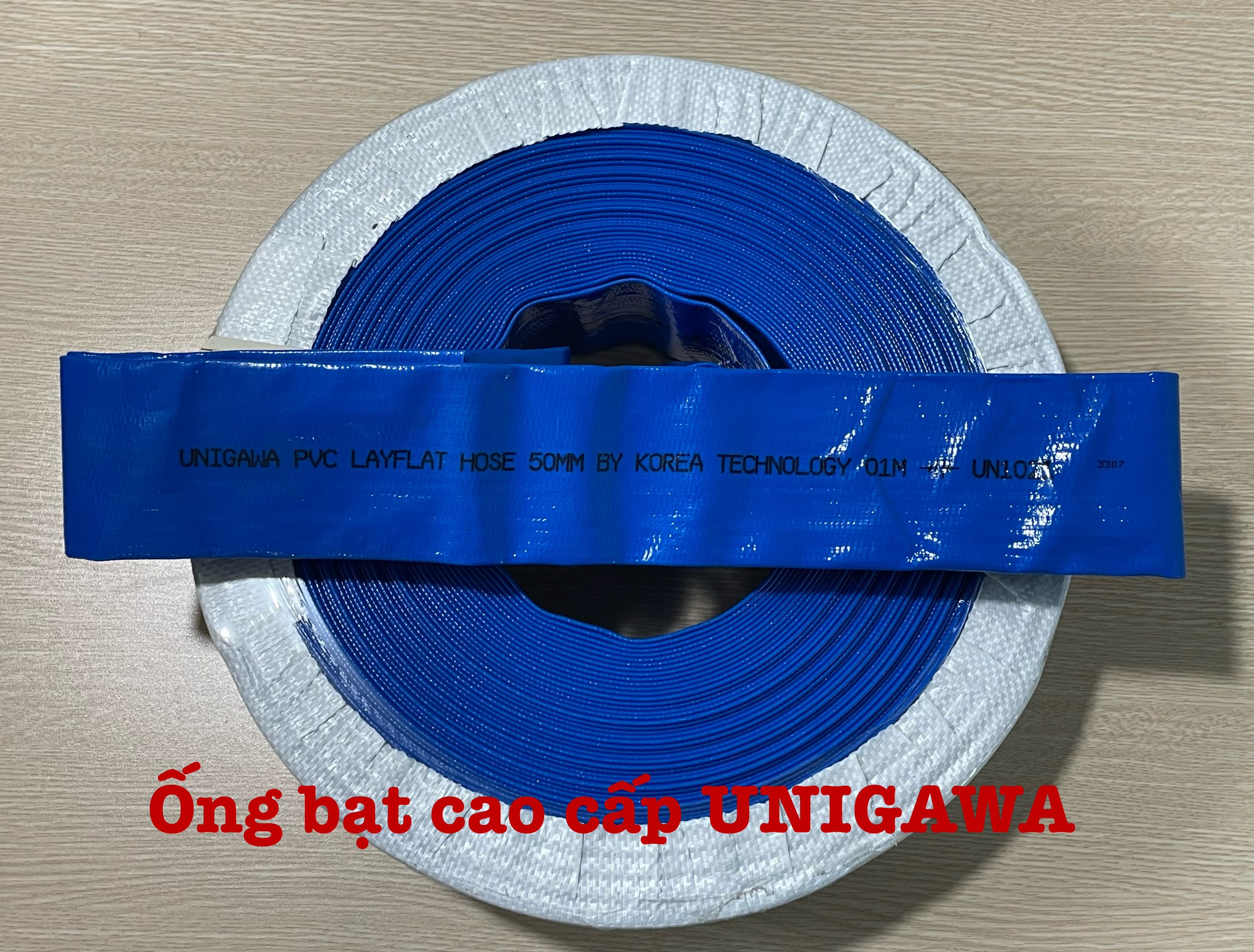 Ống bạt tải (xả) nước, bùn - 3&quot; (phi 76,80) - Giao mãu ngẫu nhiên (xanh, đỏ, vàng)