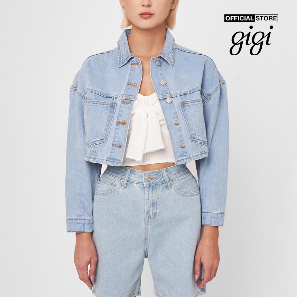 GIGI - Áo khoác denim nữ phom croptop thời trang G1603J211611