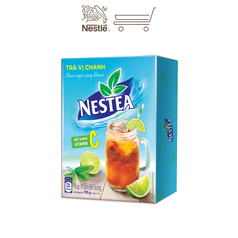 Combo 3 Hộp Trà vị chanh NESTEA (Hộp 15 gói x 13g)