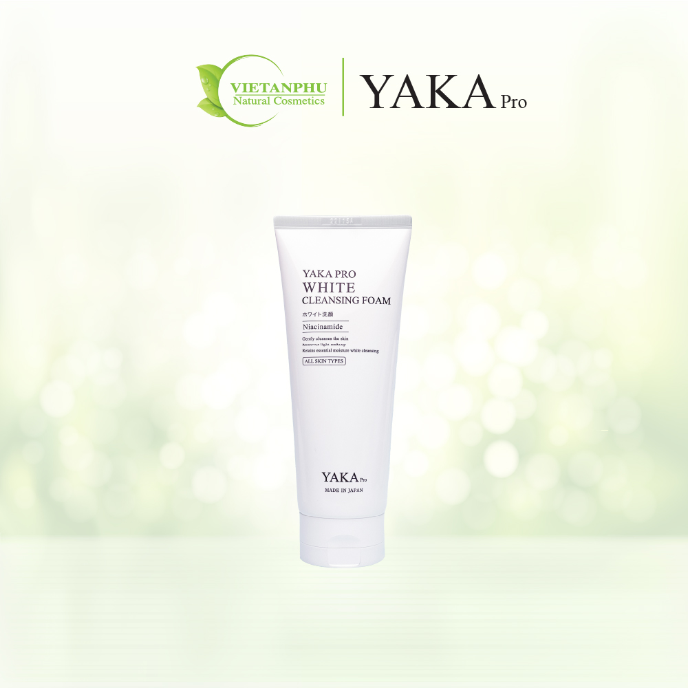 Sữa rửa mặt làm trắng da YAKA PRO Nhật Bản - YAKA PRO WHITE CLEANSING FOAM 150g