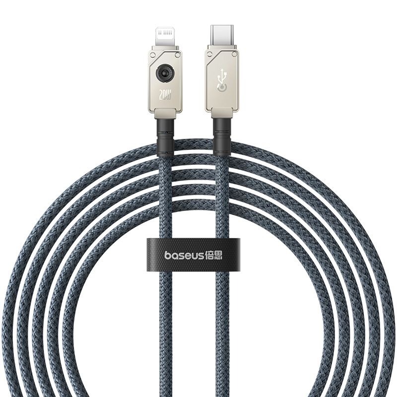 Cáp Sạc Nhanh C to iP Baseus Unbreakable Series Fast Charging Data Cable Type-C to iP 20W (Hàng chính hãng)