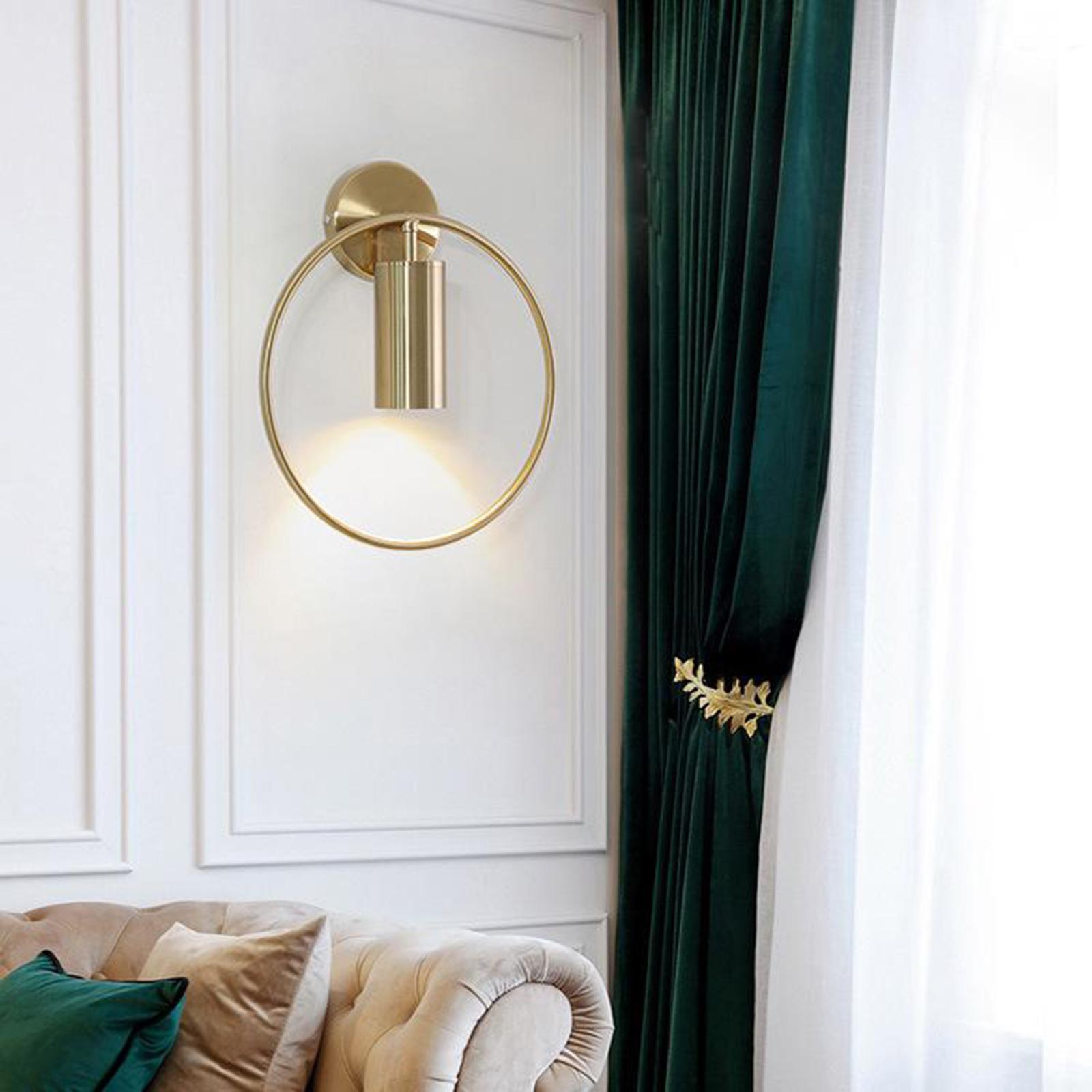 Nordic Light Lamp Hallway Porch Bedroom Sconce Lighting Fixture Gold