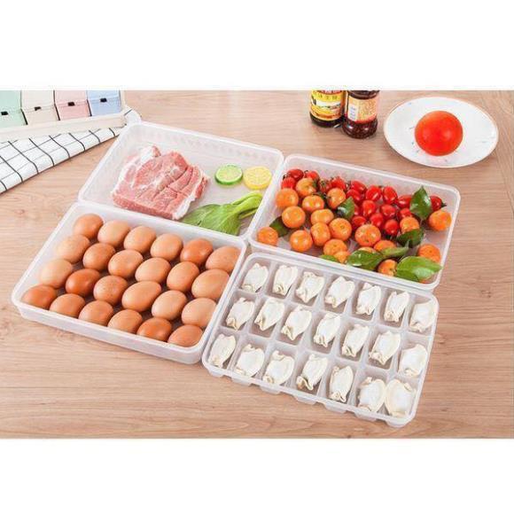 Hộp đựng trứng 2 tầng