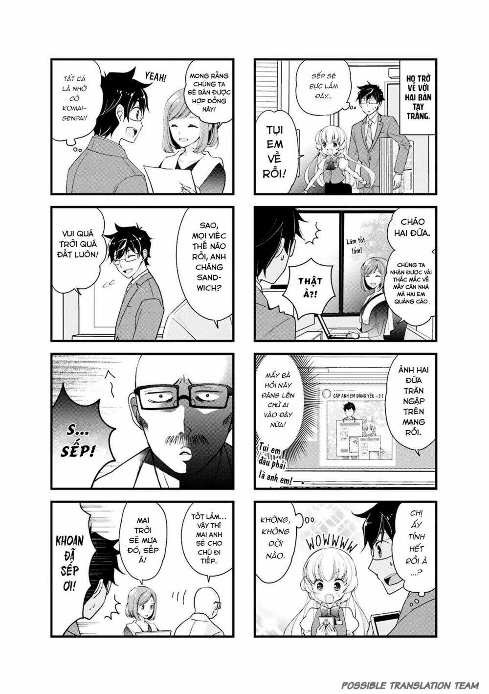 senpai nhỏ nhắn của tôi rất dễ thương chapter 3 7