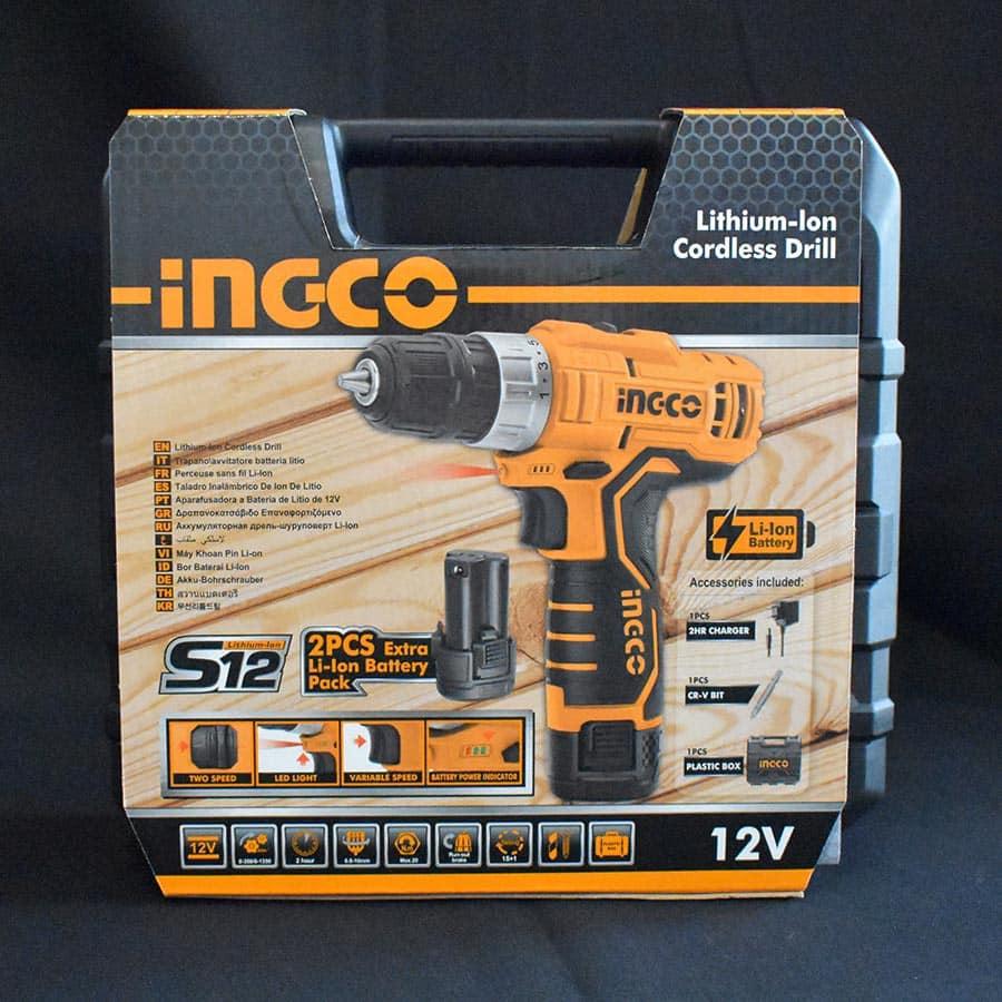 MÁY KHOAN VÀ VẶN VÍT DÙNG PIN 12V INGCO CDLI12325 - HÀNG CHÍNH HÃNG