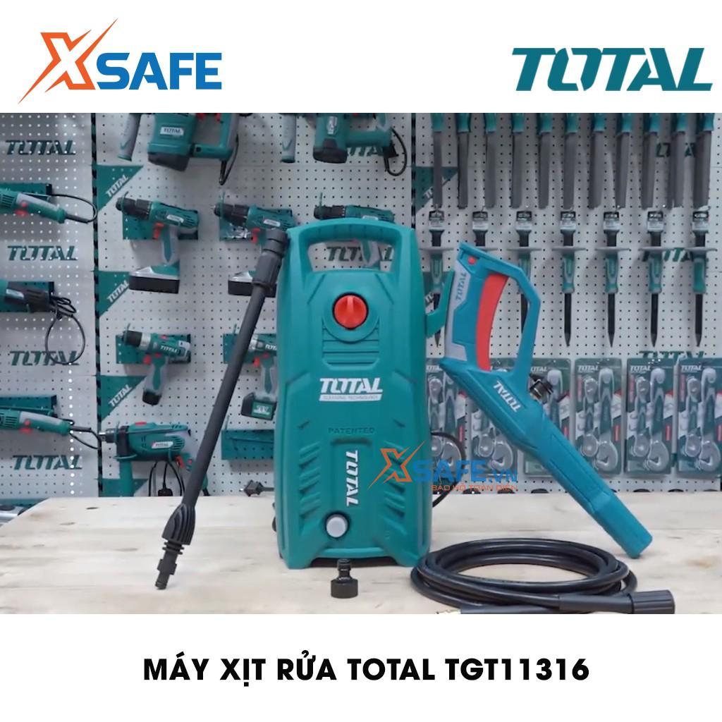 Máy phun xịt rửa cao áp đa năng Total 1300W TGT11316