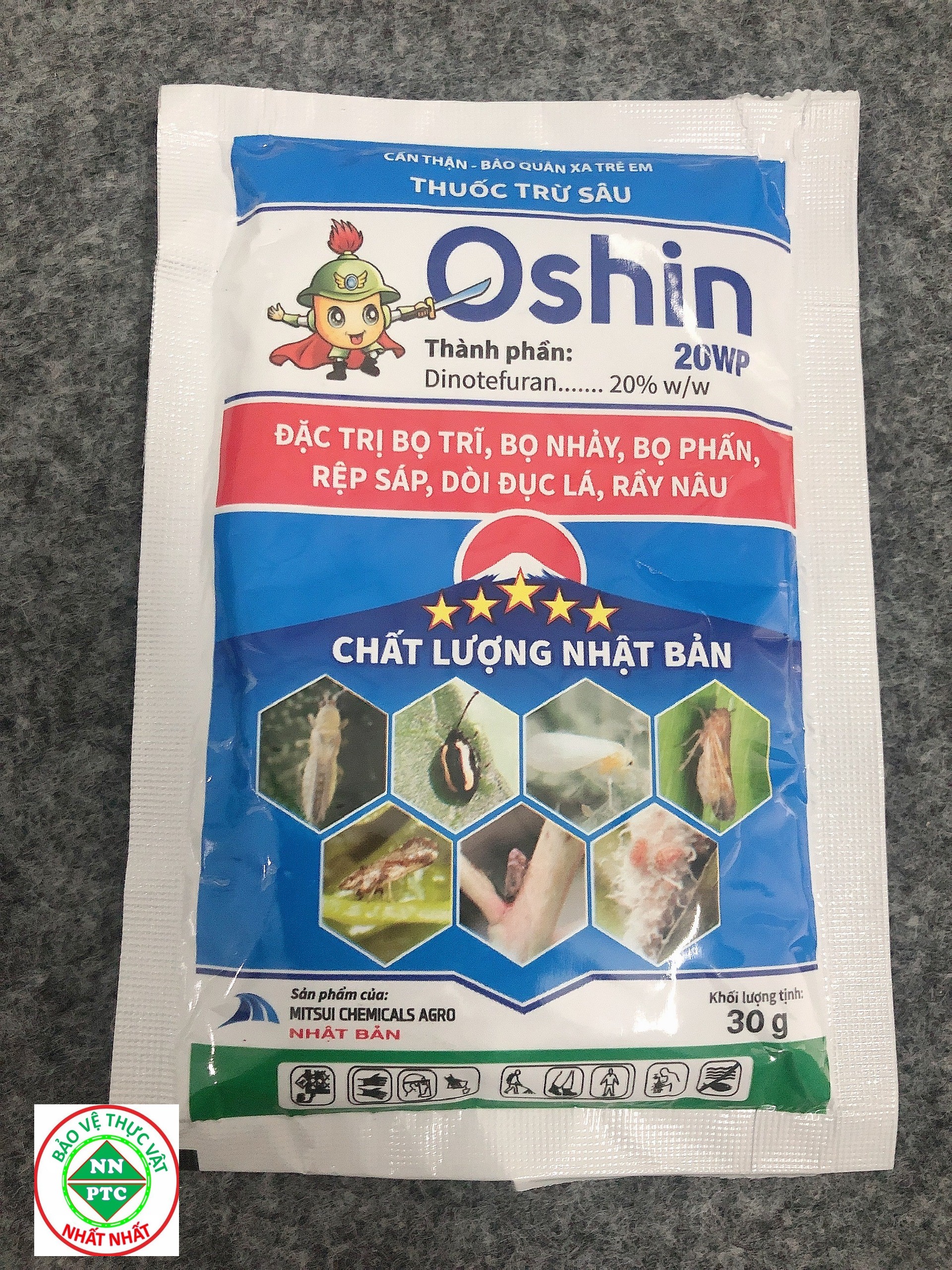 Sản Phẩm  Trừ Sâu Oshin 20wp