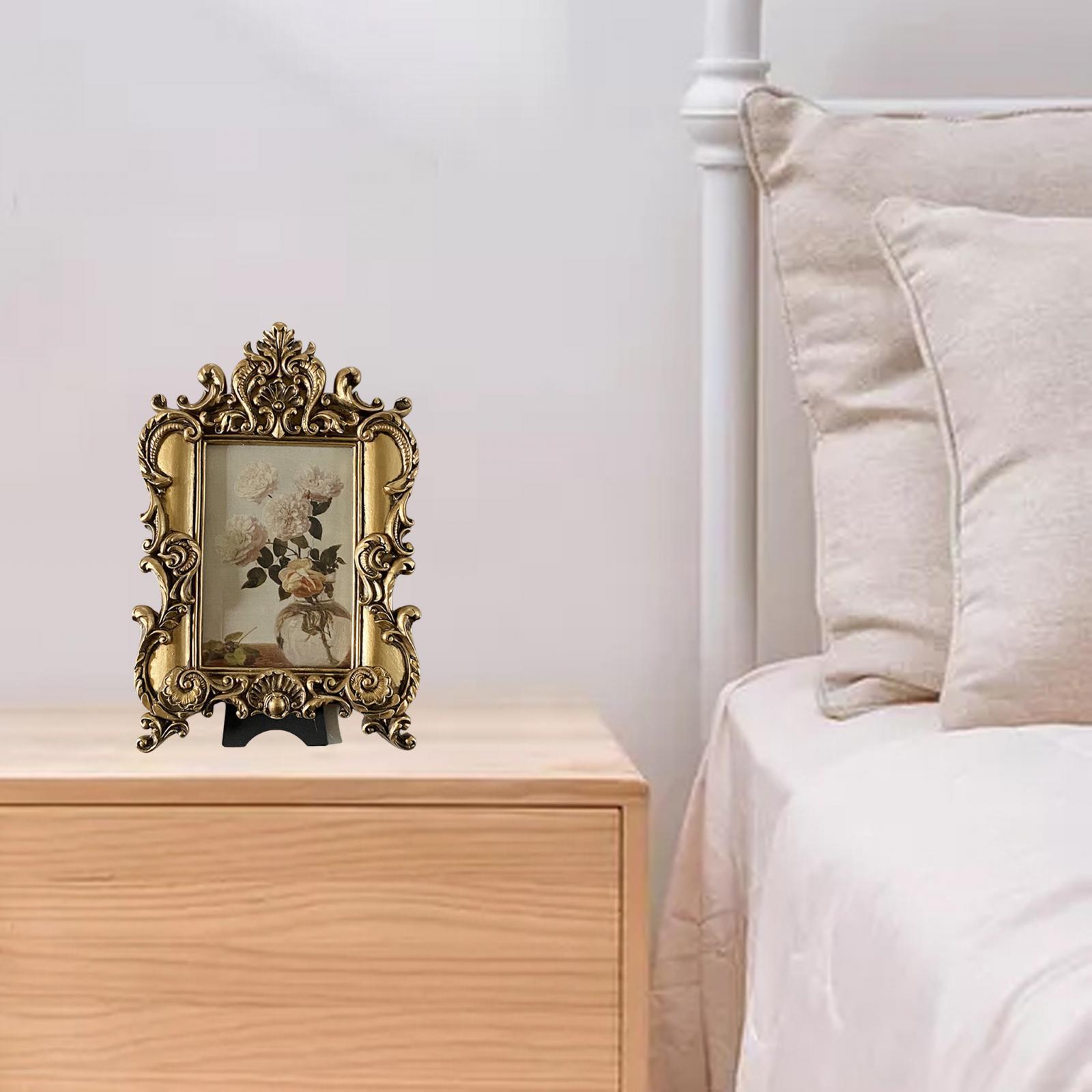 Vintage Style Photo Frame Display Holder Stand Picture Frame for Bedroom