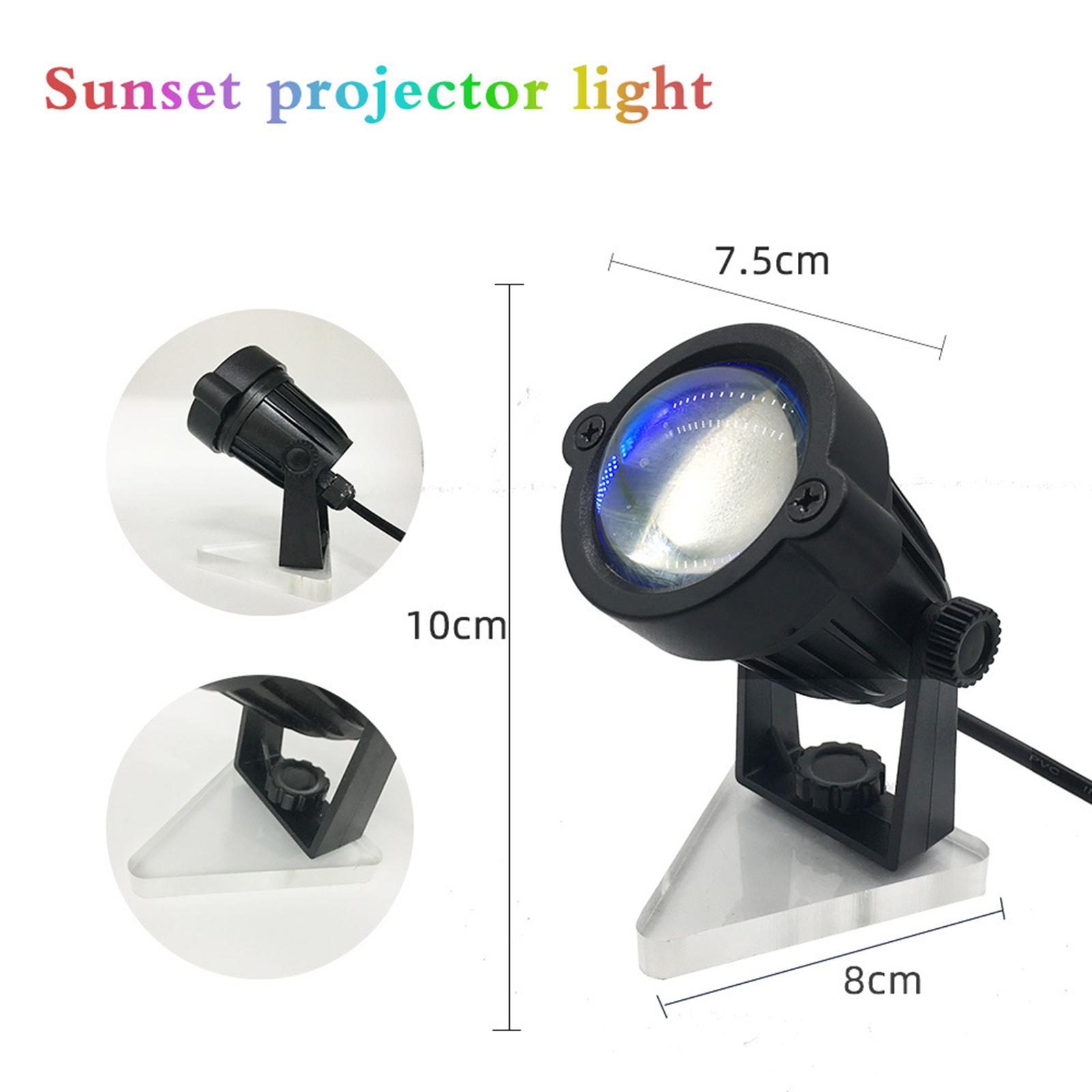 Sunset Lamp Projection Night Light Ambient Light EU Plug