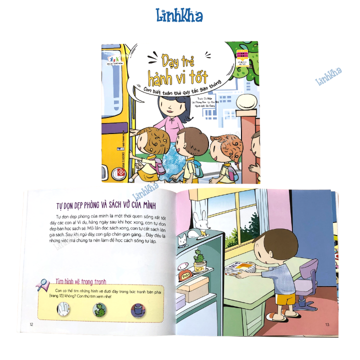 Sách Dạy Trẻ Hành Vi Tốt Cho Bé 3-8 Tuổi Bồi Dưỡng Đạo Đức - Bộ 7 Cuốn - Đinh Tị