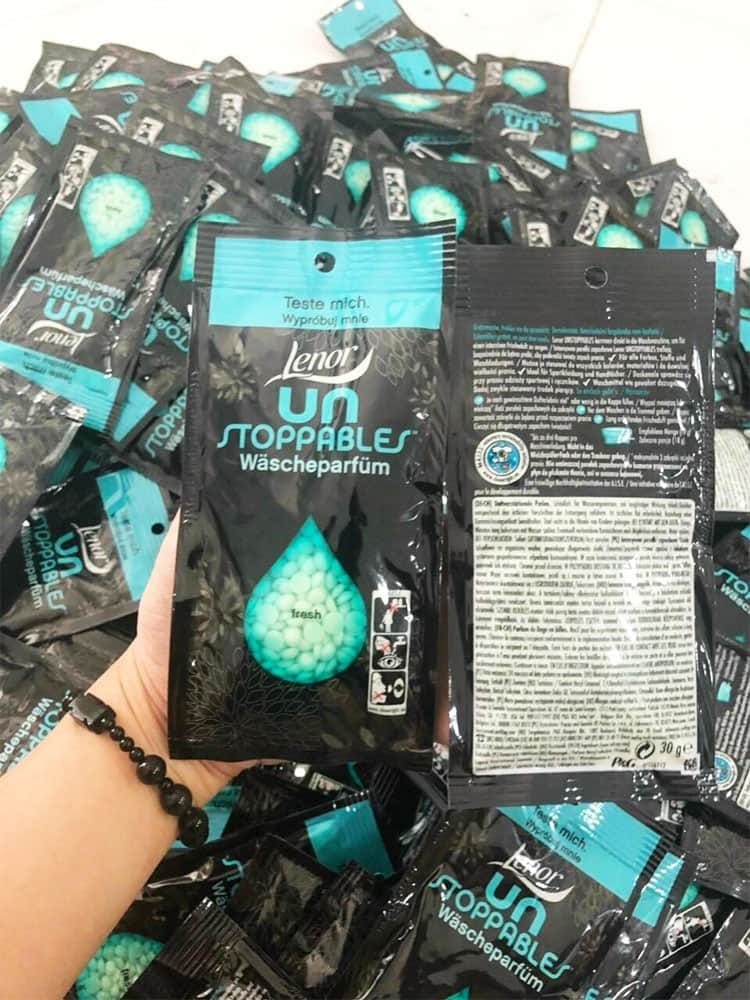 Set - 10 Viên Xả Vải Khô Lenor Unstoppables Fresh Waschepar - Gói 30G
