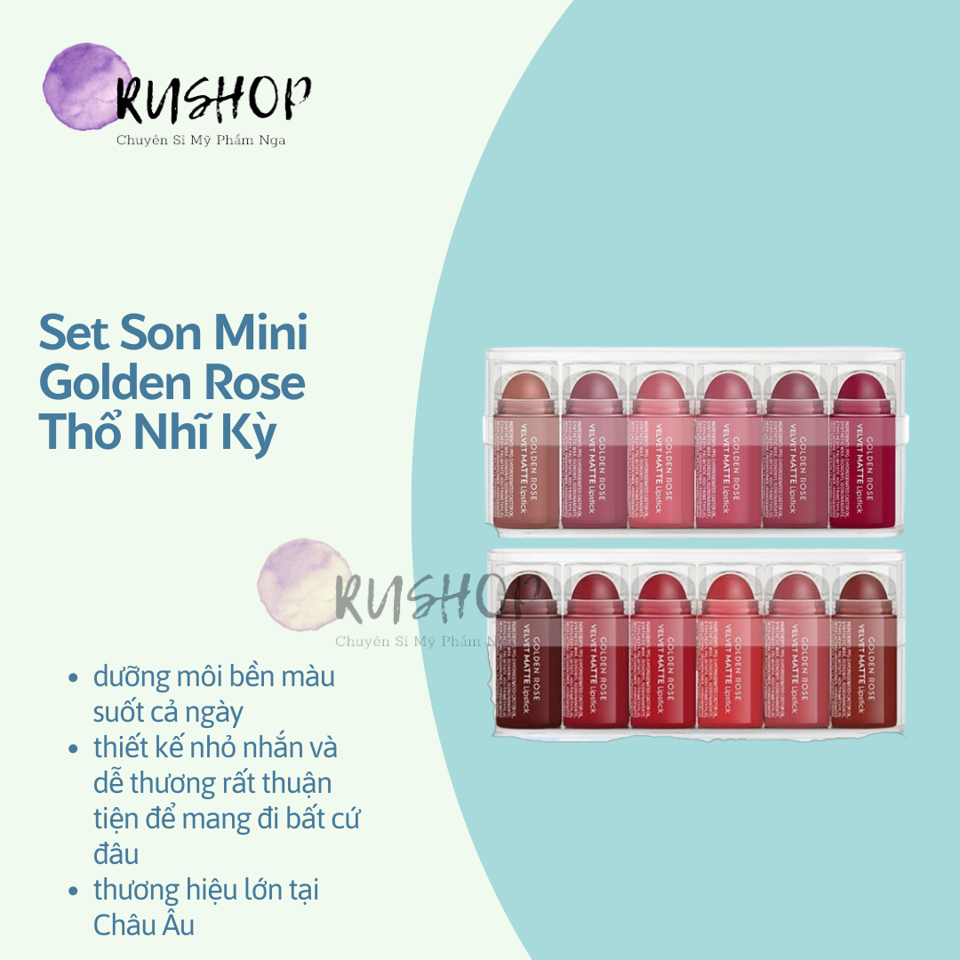 Set son mini Golden rose Thổ Nhĩ Kỳ