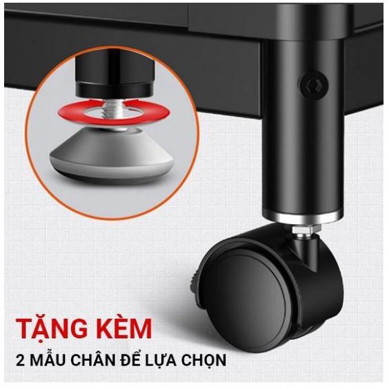 Kệ bếp inox đa năng có bánh xe - Kệ lò vi sóng