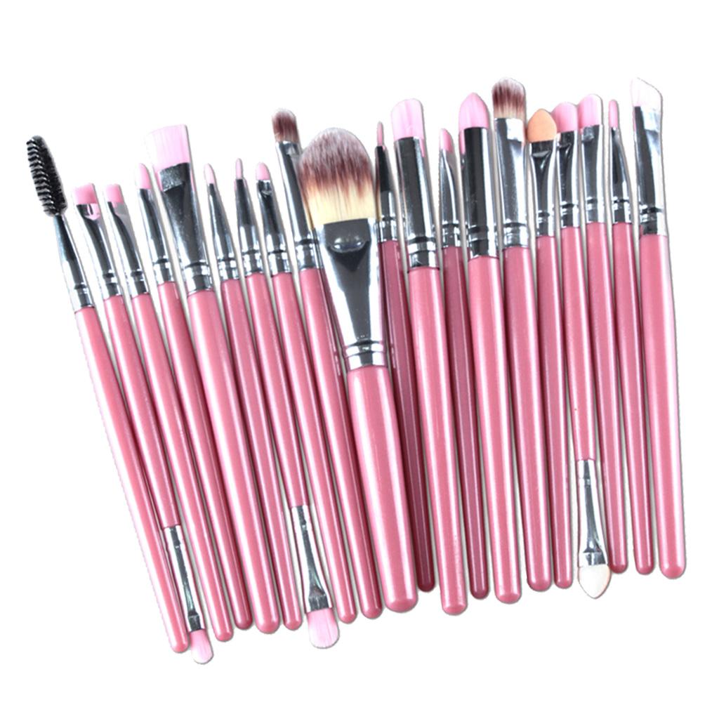 20 Pcs/Set Professional Make Up Brush Set Beauty Cosmetic Tool