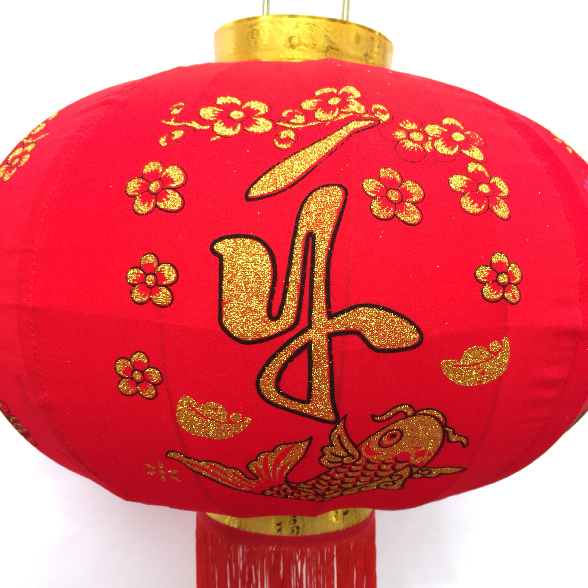 Đèn lồng đỏ Cá Chép đường kính 60cm Vạn Sự Như ý Trang trí Tết