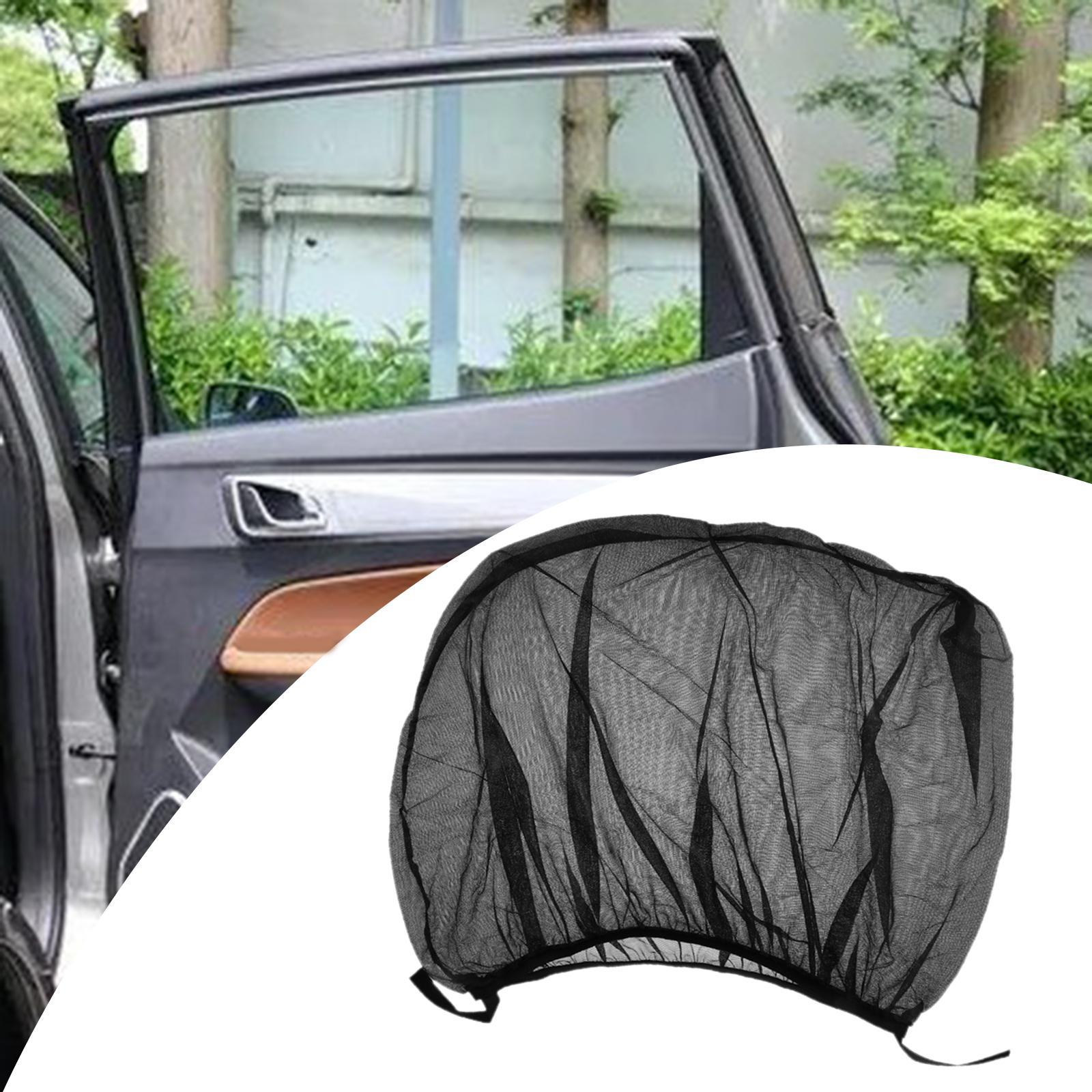 2X Car Sun Shade Curtain Net Proof XL
