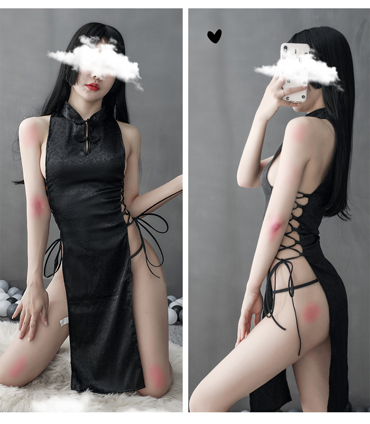 Đồ ngủ sexy gợi cảm Jun&amp;mọm DN60, cosplay sườn xám , váy ngủ sexy